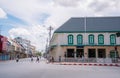 In the area of Ã¢â¬â¹Ã¢â¬â¹the underground light car station, Bangkok, Thailand